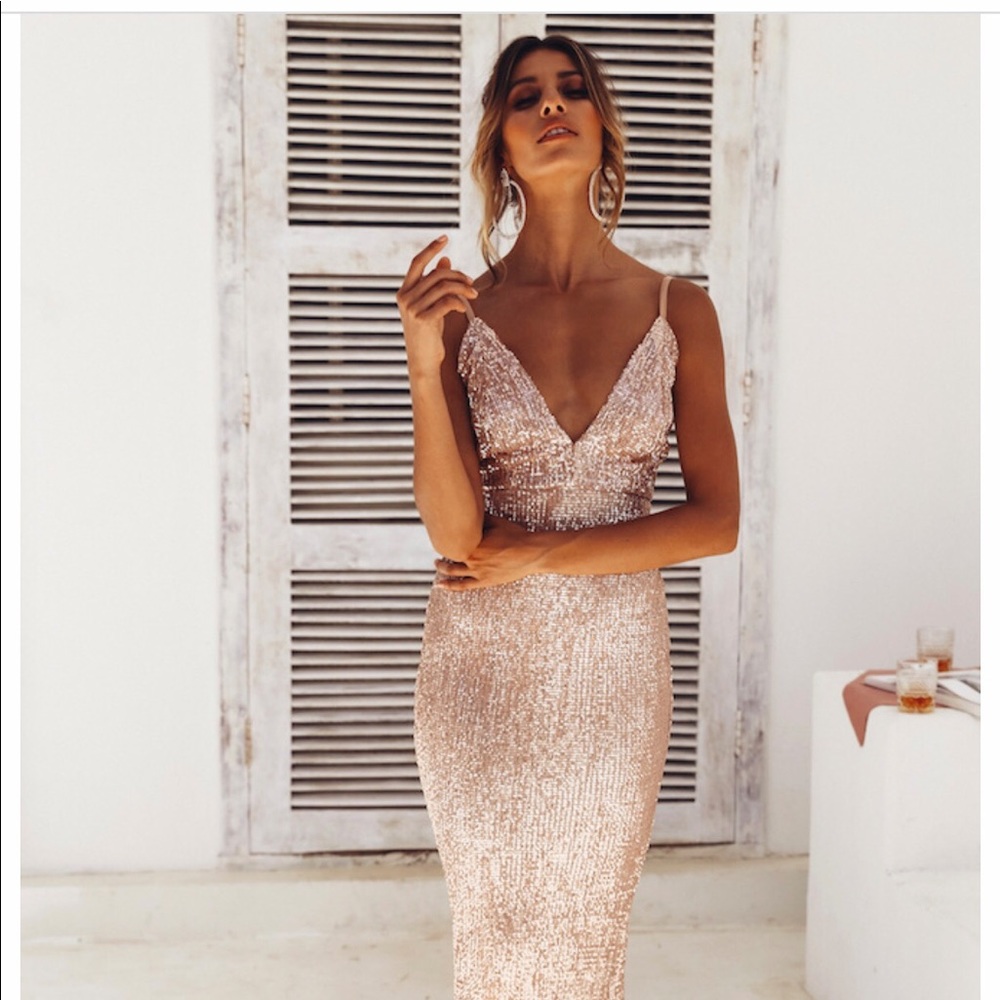 Maxi Sequin gown